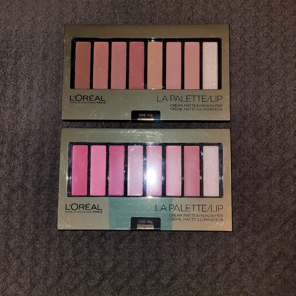 Loreal lip palette
